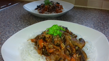Mushroom Bourguignon