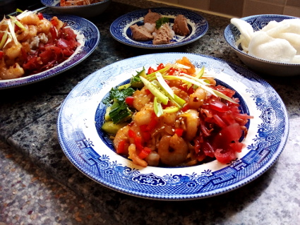 Asian Chilli & Garlic Prawns