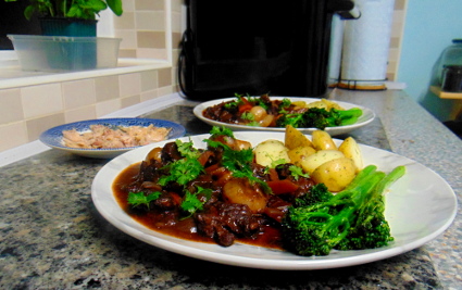 Beef bourguignon recipe, eat well on universal credit