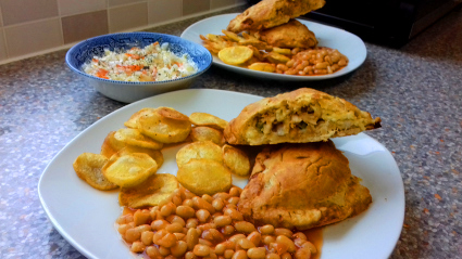 Chicken and Cheese Pasty