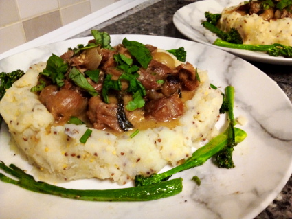 Normandy style Pork & Cider Casserole