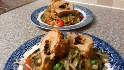 Chinese style Pig in Boots