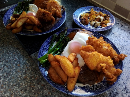 Battered Stuffed Squid