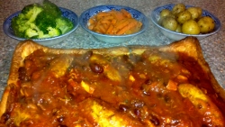 Sausage Casserole in a Giant Yorkshire Pudding recipe