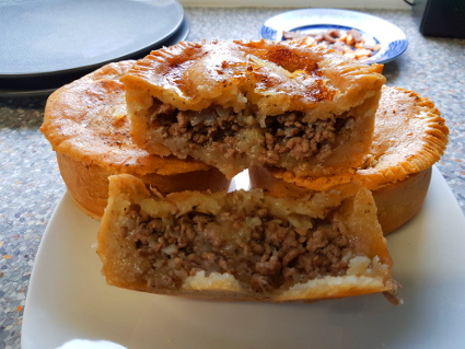 Gluten Free Scotch Pie, eat well on universal credit