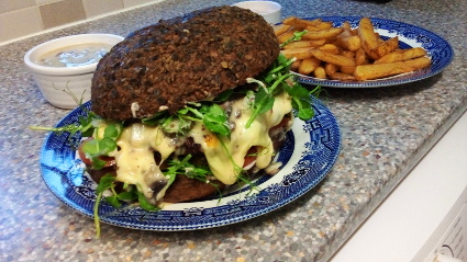 Sour Dough Monster Burger