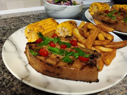 Indian spiced Pork Chops