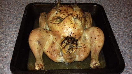 Spicy Herb roasted Chicken recipe